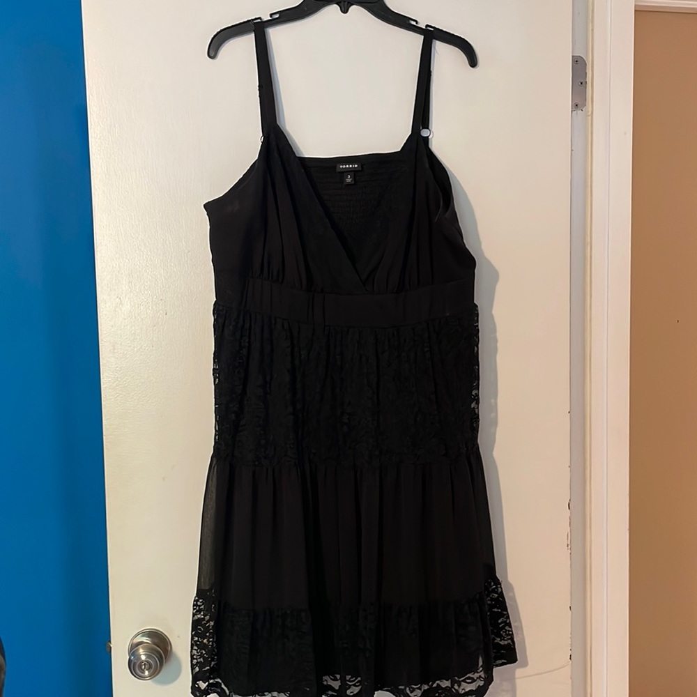 Torrid Black Sun Dress